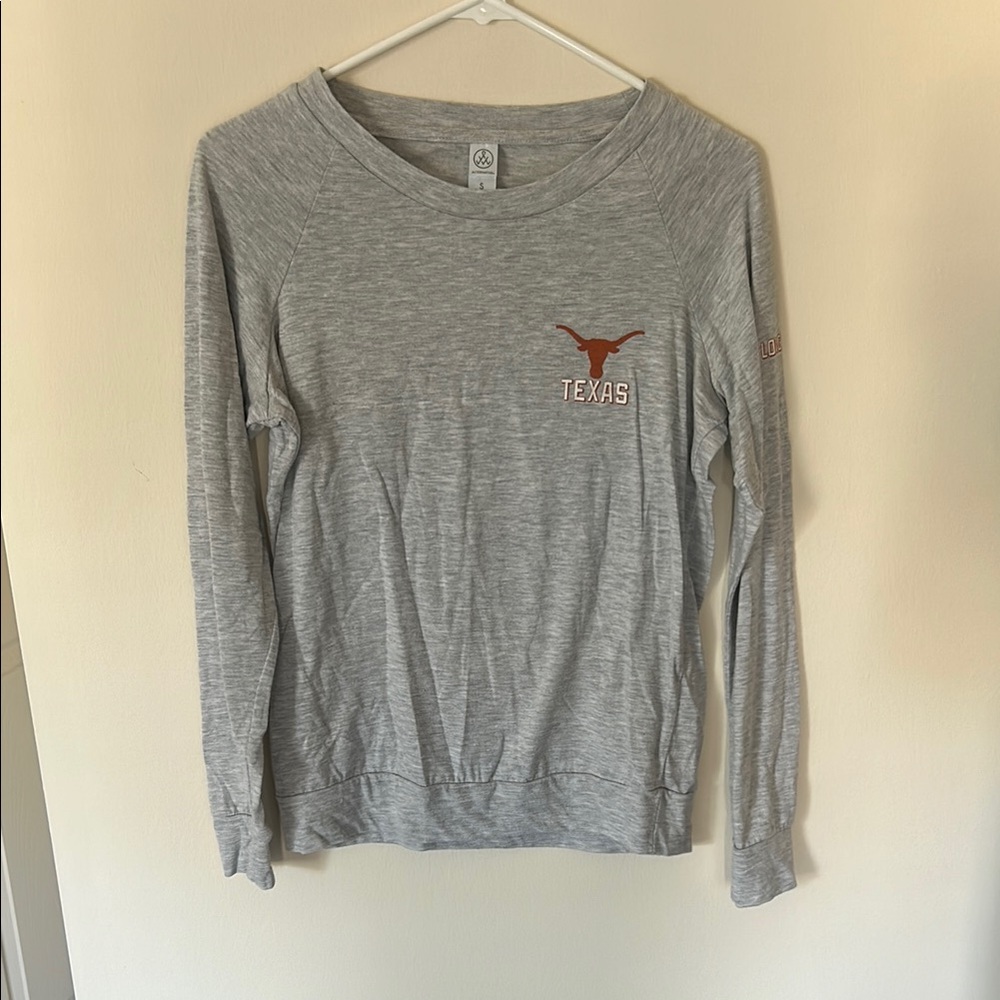 Gray Texas Longhorns Long sleeve